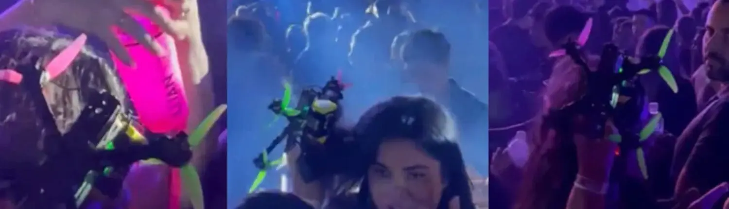 Acidente com drone em Show